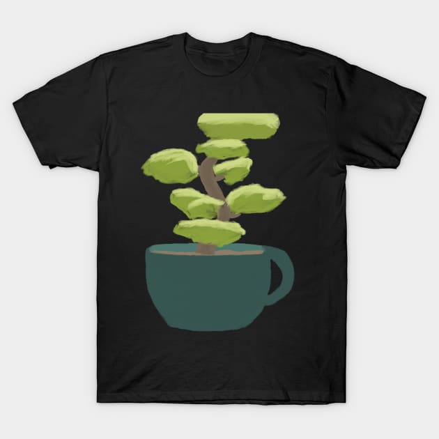 Tea Tree T-Shirt by gpam